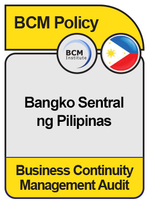 [BSP] BCM Policy Issued by Bangko Sentral ng Pilipinas
