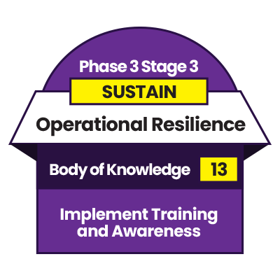 [OR] [BOK] [13] [P3] [S3] Implement Training and Awareness