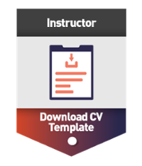 Instructor CV Download CV Template